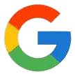 The Google logo featuring a capital "G" with segments in blue, red, yellow, and green on a light background.