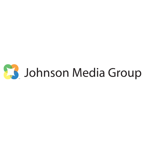 Logo of Johnson Media Group with a four-color star design on the left, symbolizing our valued partners and associations.