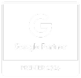 Google Partner Premier 2026 badge with a large "G" above the text, set on a black background.